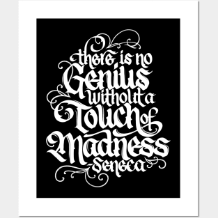 Genius without Madness Posters and Art